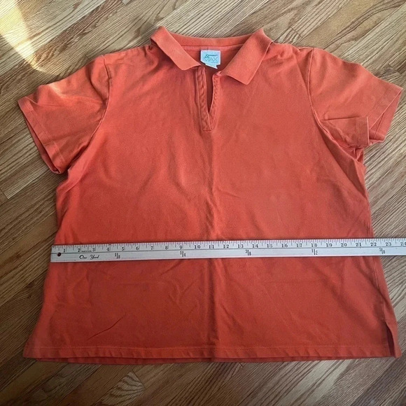 Orange polo top - Picture 3 of 6